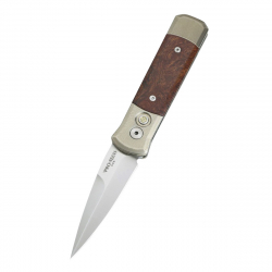 Складной автоматический нож Pro-Tech Custom Godson Ironwood